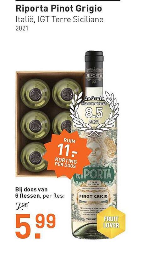 Riporta Pinot Grigio Aanbieding Bij Gall Gall Folders Nl