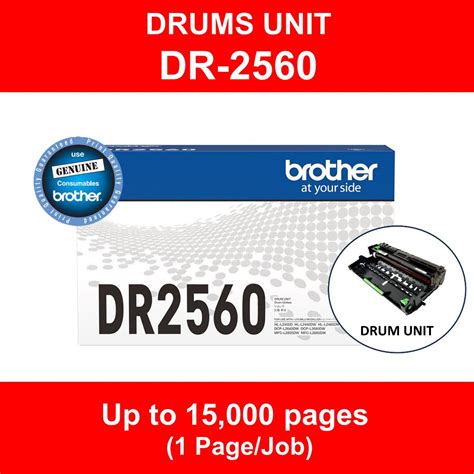 Brother Original Toner Tn 2560 Drum Dr 2560 For Hl L2460dw Hl L2460dn