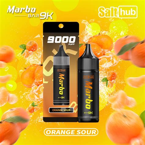 Poddis Marbo Bar K Disposable Orange Sour Puffs Ml Nic