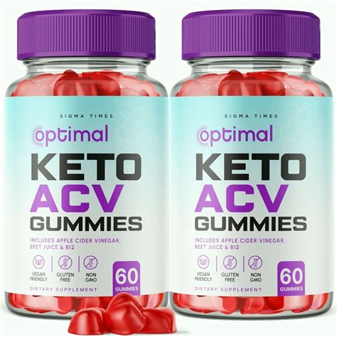 2 Pack Official Optimal Keto Acv Gummies Weight Loss Supplement