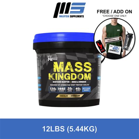 MK Mass Kingdom 12lbs King Gainer 4lbs FREE GIFT Muscle