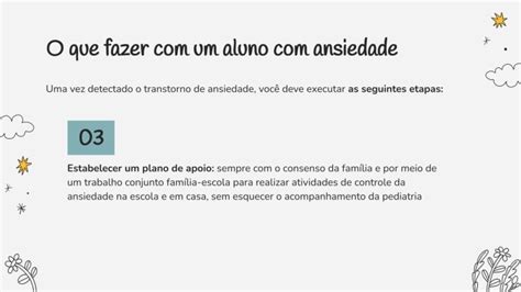 Transtorno de ansiedade na infância Google Slides e PPT