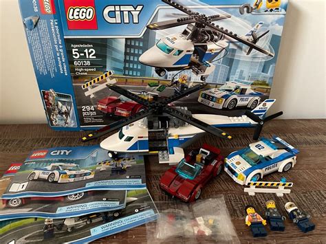 Lego City Police Lot High Speed Chase Helicopter Atm 60136 60137 60138 60126 Ebay