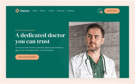 Hospital Doctor Webflow Template Doctor Brix Templates