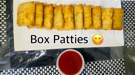 Crispy Box Patties Recipe By Easy Plate Youtube