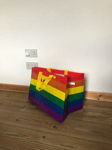 Ikea Large Limited Edition Gay Pride Rainbow Big Bag For Sale In