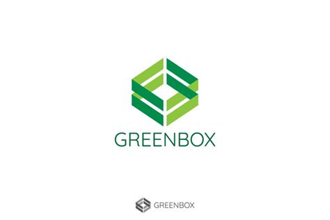 green box shape Logo