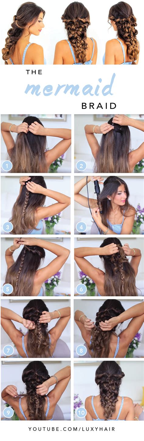 Mermaid Braid Tutorial Luxy Hair