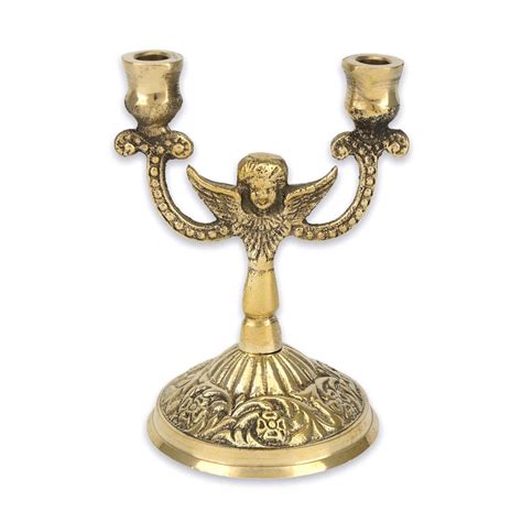 Buy Blessedmart Double Brass Byzantine Candle Holder Christian