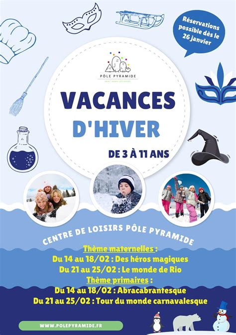 Programme Vacances Hiver P P Le Pyramide