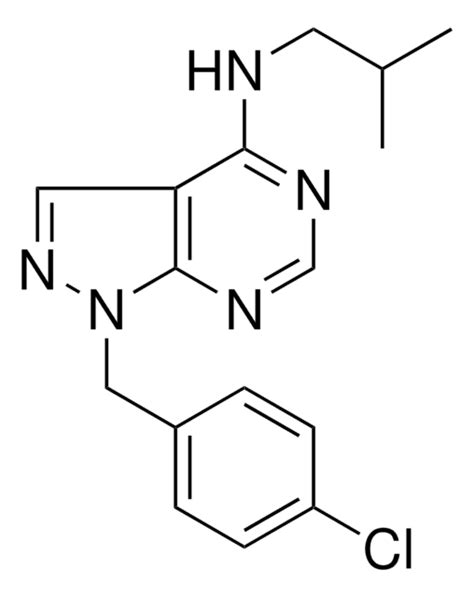 1 4 CHLOROBENZYL N ISOBUTYL 1H PYRAZOLO 3 4 D PYRIMIDIN 4 AMINE