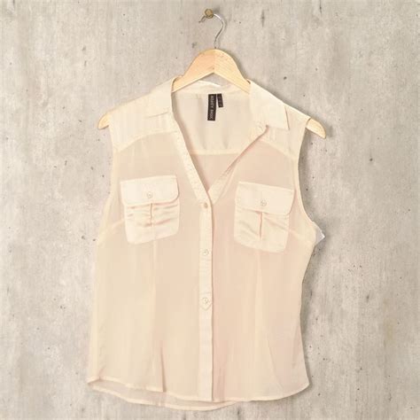 Camisa Sem Manga Nude Camisa Feminina Aishty Usado Enjoei