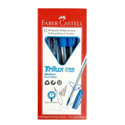 Boligrafo Faber Castell Trilux X Celeste Ardo Mayorista