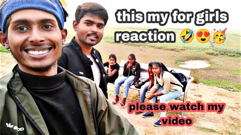 Railway Station Girls Reaction This My Video ☺️😍🤣 Mrabhiemosinal