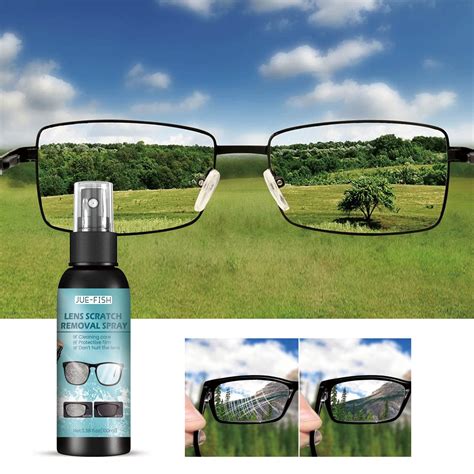 Eyeglasses Cleaner Spray Eyeglass Glass Scratch Repair Solution Wipe Multi Purpose Lens