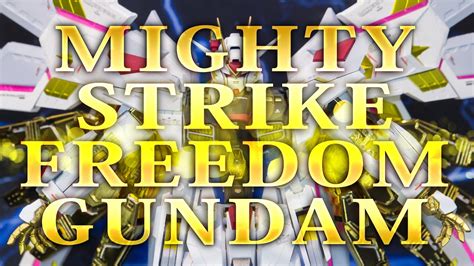 Chogokin Mighty Strike Freedom Gundam Display