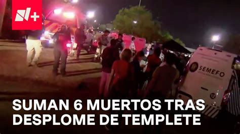 Suman Muertos Por Ca Da De Templete En San Pedro Garza Garc A Qu