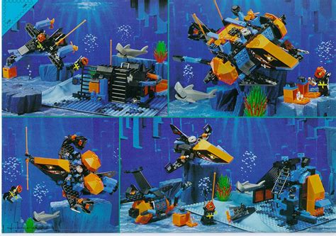 Lego Instructions For Set 6190 Sharks Crystal Cave Aquazone Aquasharks