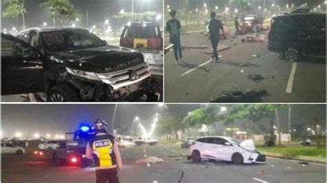 Kecelakaan Maut Di Pik Tangerang Pajero Tabrak Satpam Dan Sopir