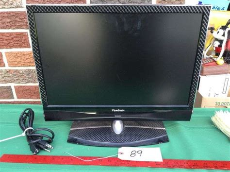 View Sonic 19” Flat Screen Tv No Remote Duck Soup Auctions