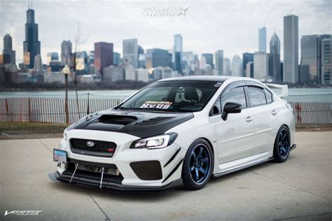 Subaru Wrx Sti Limited With X Volk Te And Michelin X