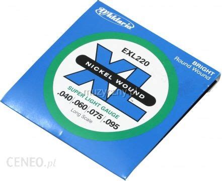 Struna D Addario EXL 220 Ceny I Opinie Ceneo Pl