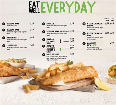 Fishaways Menu Menu For Fishaways Mondeor Johannesburg South Zomato Sa
