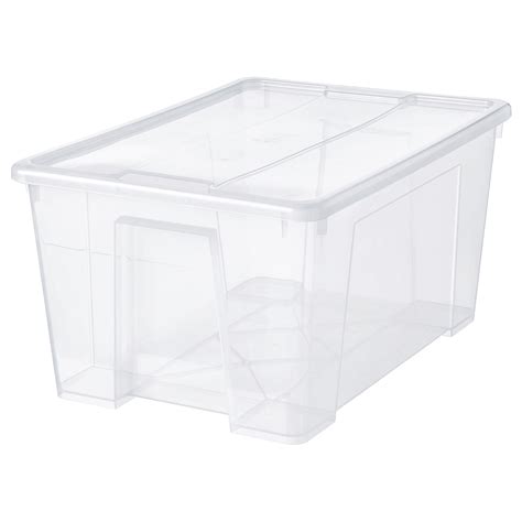 Samla Cutie Cu Capac Transparent X X Cm L Ikea