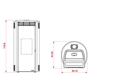 Estufa De Pellets Ecofire Isabel 9 Pro 2 Aire Palazzetti