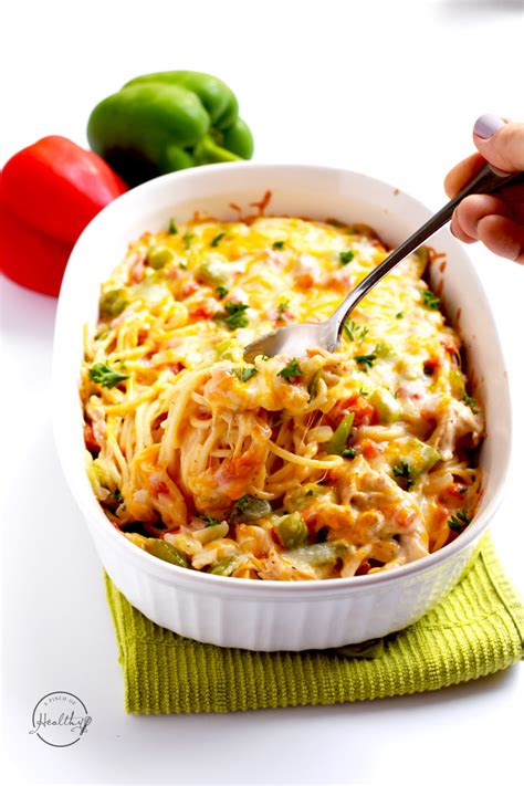 Mexican Chicken Spaghetti A Pinch Of Healthy