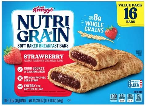 Nutri Grain Bars In Snack Bars