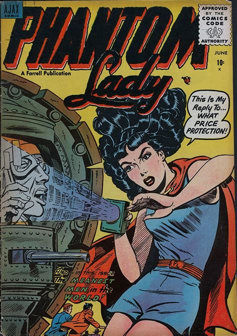 POSTER Comics Cover Ajax Farrell Phantom Lady Phantom Lady 004 Ajax