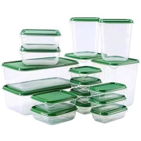 17pcs Set Refrigerator Tupperware Kitchen Container Food Storage Box Lazada Ph