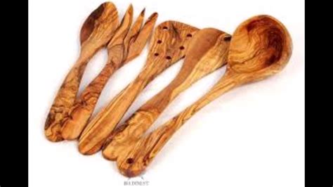 Wooden Cooking Sticks And Ladles Carved And Decorated Youtube