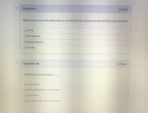 Solved DQuestion 9 2 33 Pts What Is The Process Of Breaking Chegg