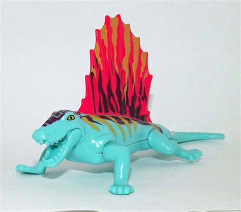 Dimetrodon Lizard Blue Jurassic World Dinosaur Minifigure Minifigureoutlet