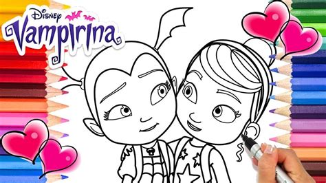 Vampirina Poppy And Bridget Coloring Pages