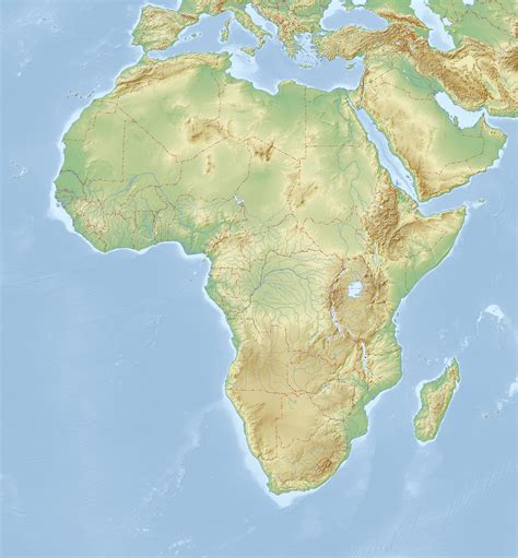 Blank Political Map Of Africa 2022