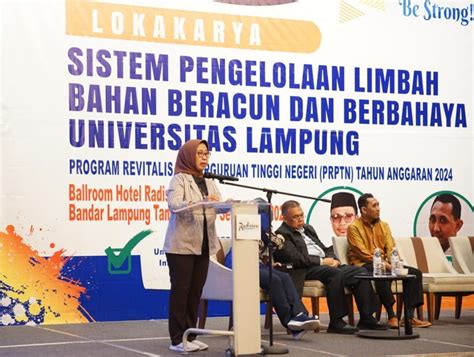 Unila Serius Tangani Limbah B Gelar Lokakarya Untuk Lingkungan Lebih