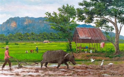 Famous Thailand Country Painting For Sale Royal Thai Art