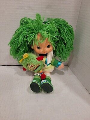 Vintage Hallmark Rainbow Brite Patty O Green Doll W Lucky