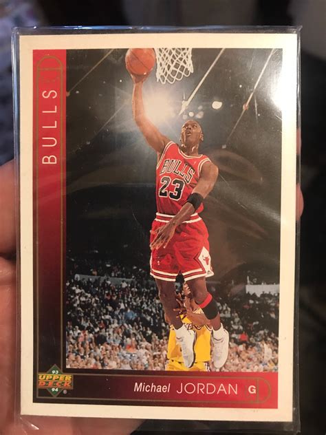 Michael Jordan Upper Deck Card Etsy