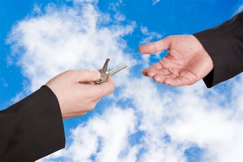 Handing Over The Keys Stock Image Image Of Owner Open 8415321