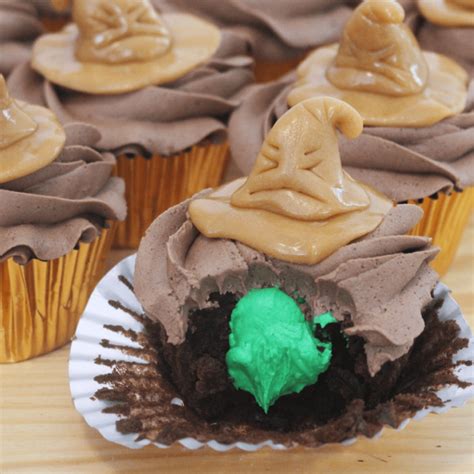 Harry Potter Sorting Hat Cupcakes Recipe Book Bakes