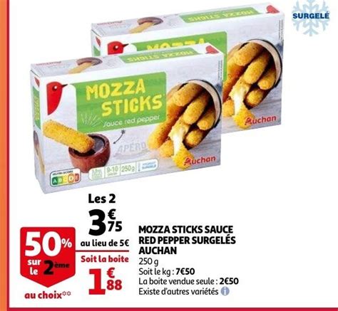 Auchan Mozza Sticks G Promotie Bij Auchan