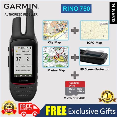 Garmin Rino Rugged Way Radio Gps Handheld Navigator With