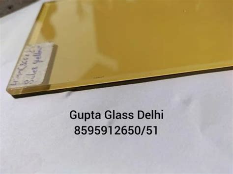 Annealed Glass 4mm Annealed Lannealed Acquered Glass In Yellow Colour Manufacturer From New Delhi