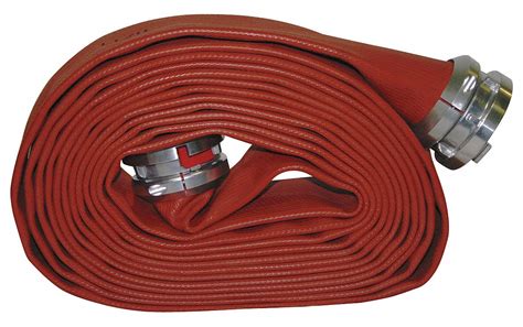 Jafrib Supply Fire Hose Single Jacket Fire Hose 11n807 G50h5rr100s Grainger