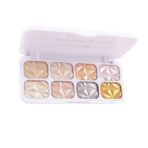 Zhaghmin Color Palette Makeup Face Highlighter White Highlighter Body Powder Makeup Highlighter