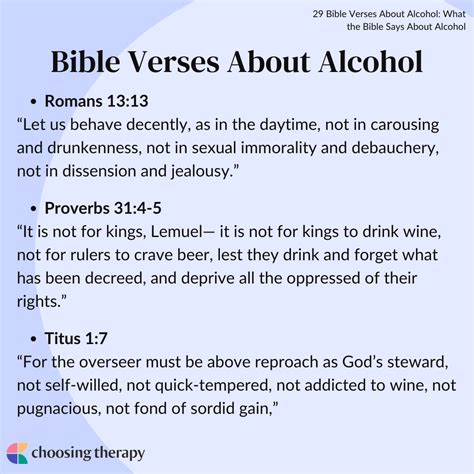 What Does The Bible Say About Alcohol